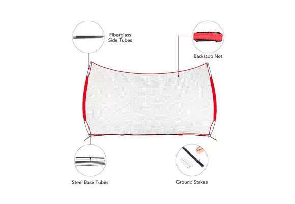 Filet d'entra&icirc;nement de baseball Groupe III