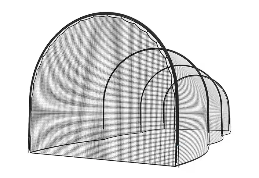 Cage de frappe de cricket (protection double couche)