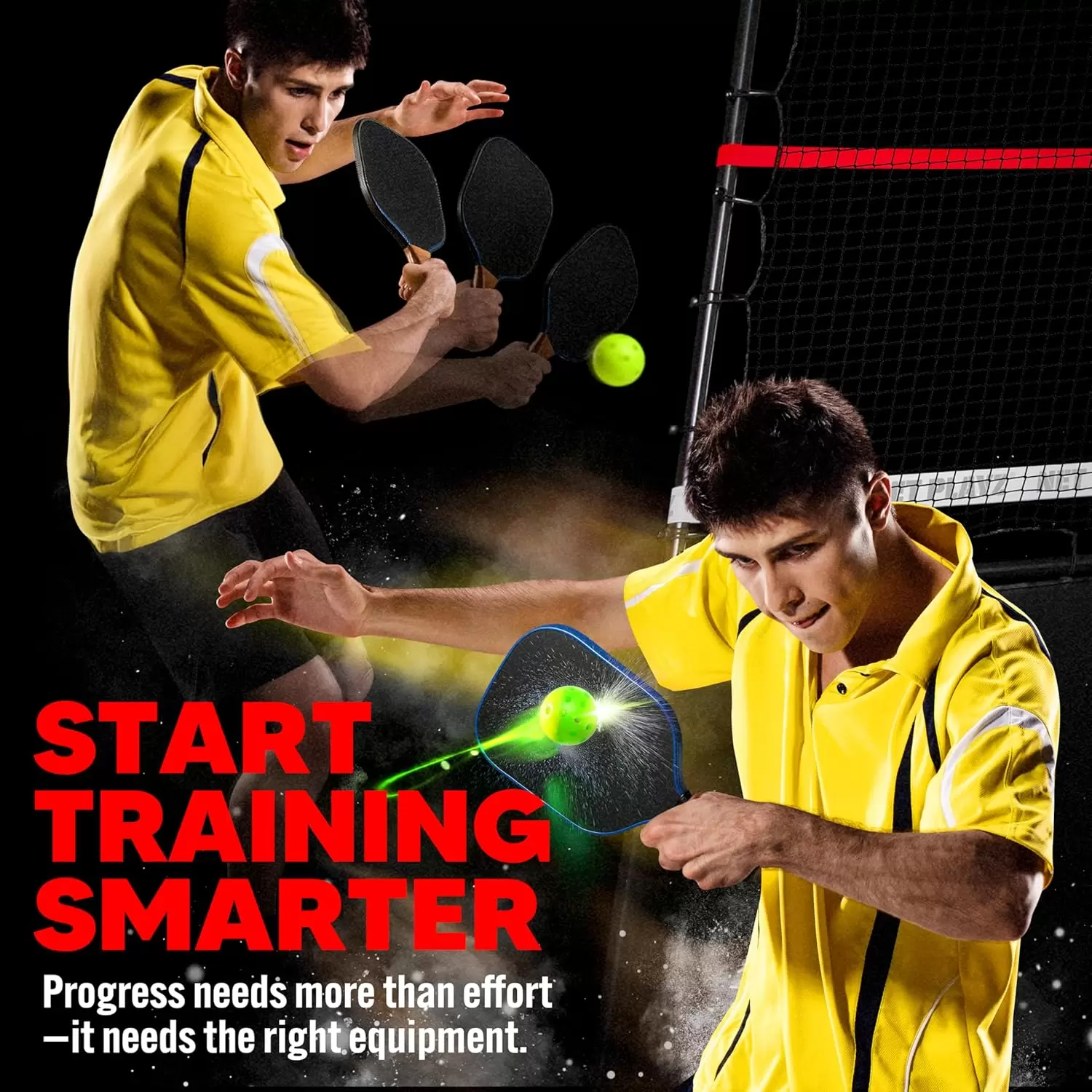 Pickleball en tube d'acier 2 en 1 de 6 x 6 pieds III