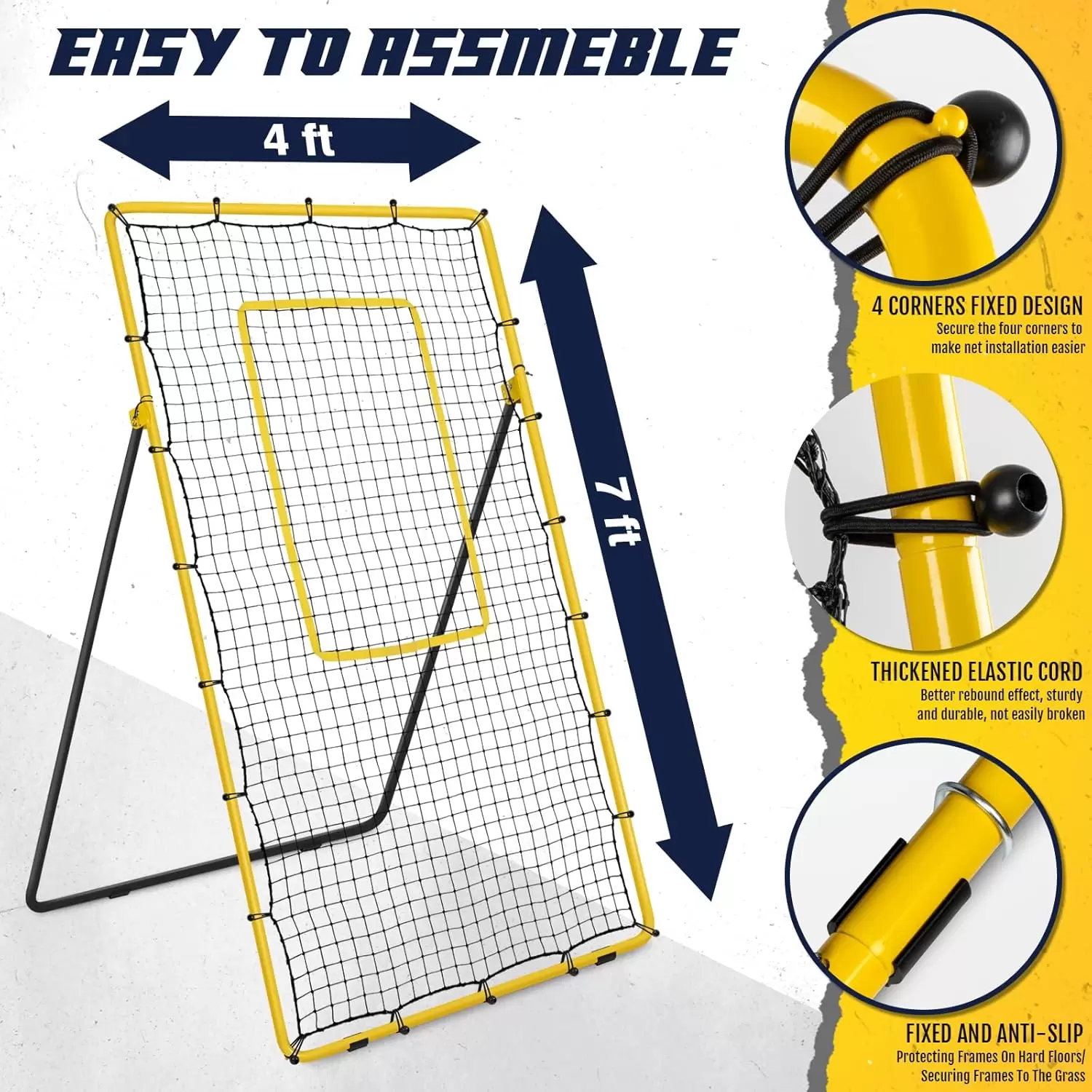 Filet de rebond r&eacute;glable pour l'entra&icirc;nement multiballes