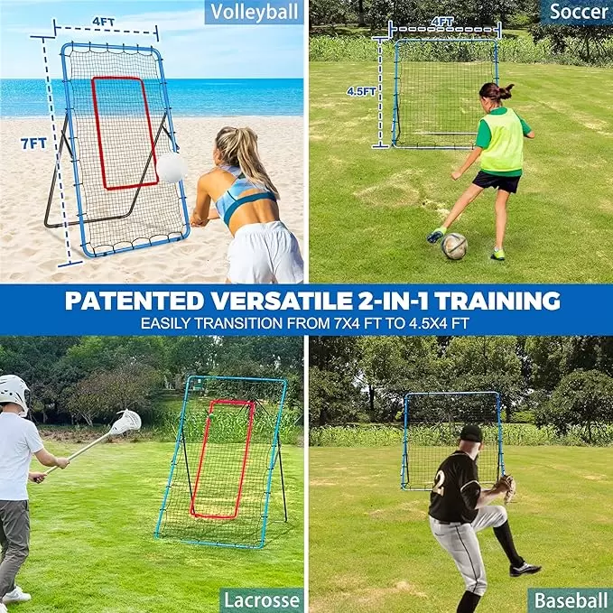 Filet de rebond multisports convertible 2-1 I