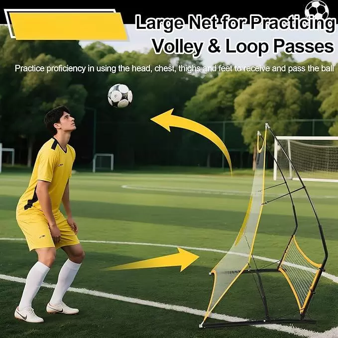 Filet de football double face &agrave; rebond haut/bas