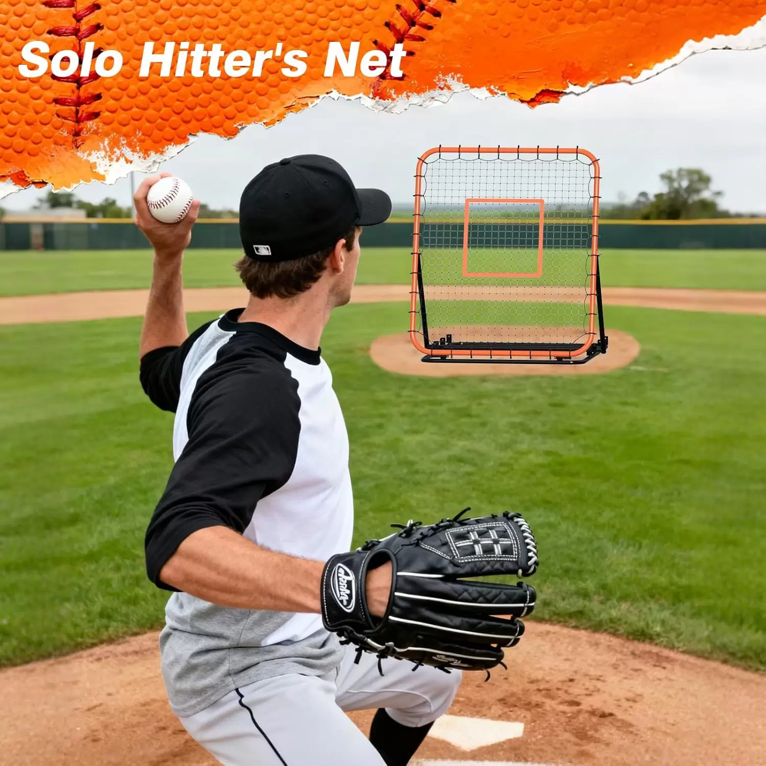 Filet de rebond multisports &agrave; angle r&eacute;glable &Iota;&Iota;