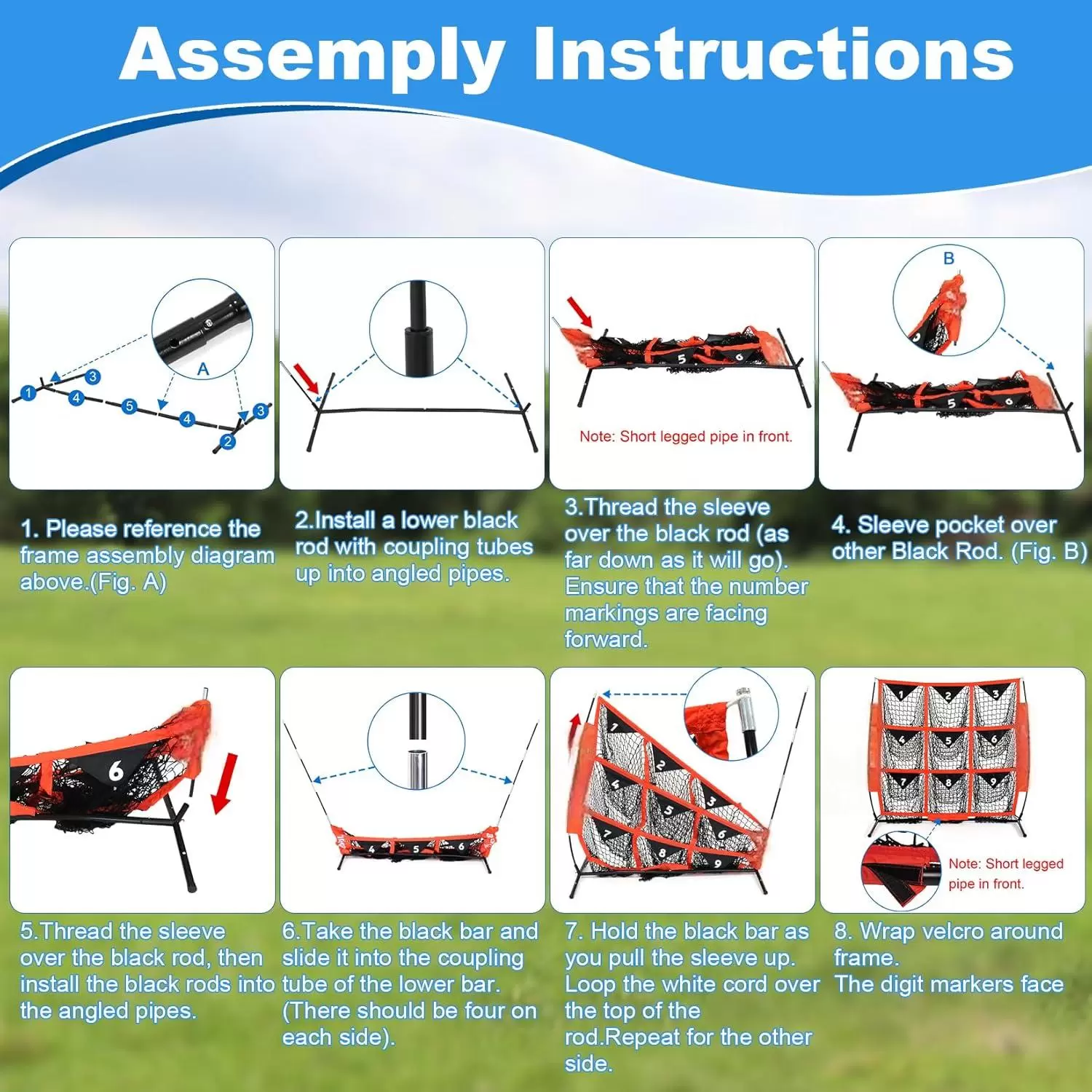 Filet d'entra&icirc;nement de baseball &agrave; 9 trous de 4 x 4 pieds