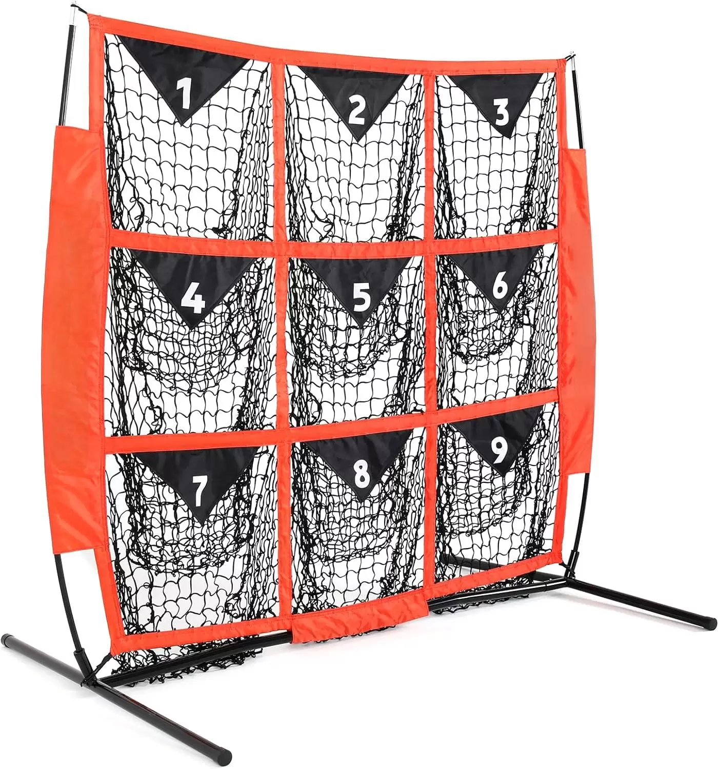 Filet d'entra&icirc;nement de baseball &agrave; 9 trous de 4 x 4 pieds