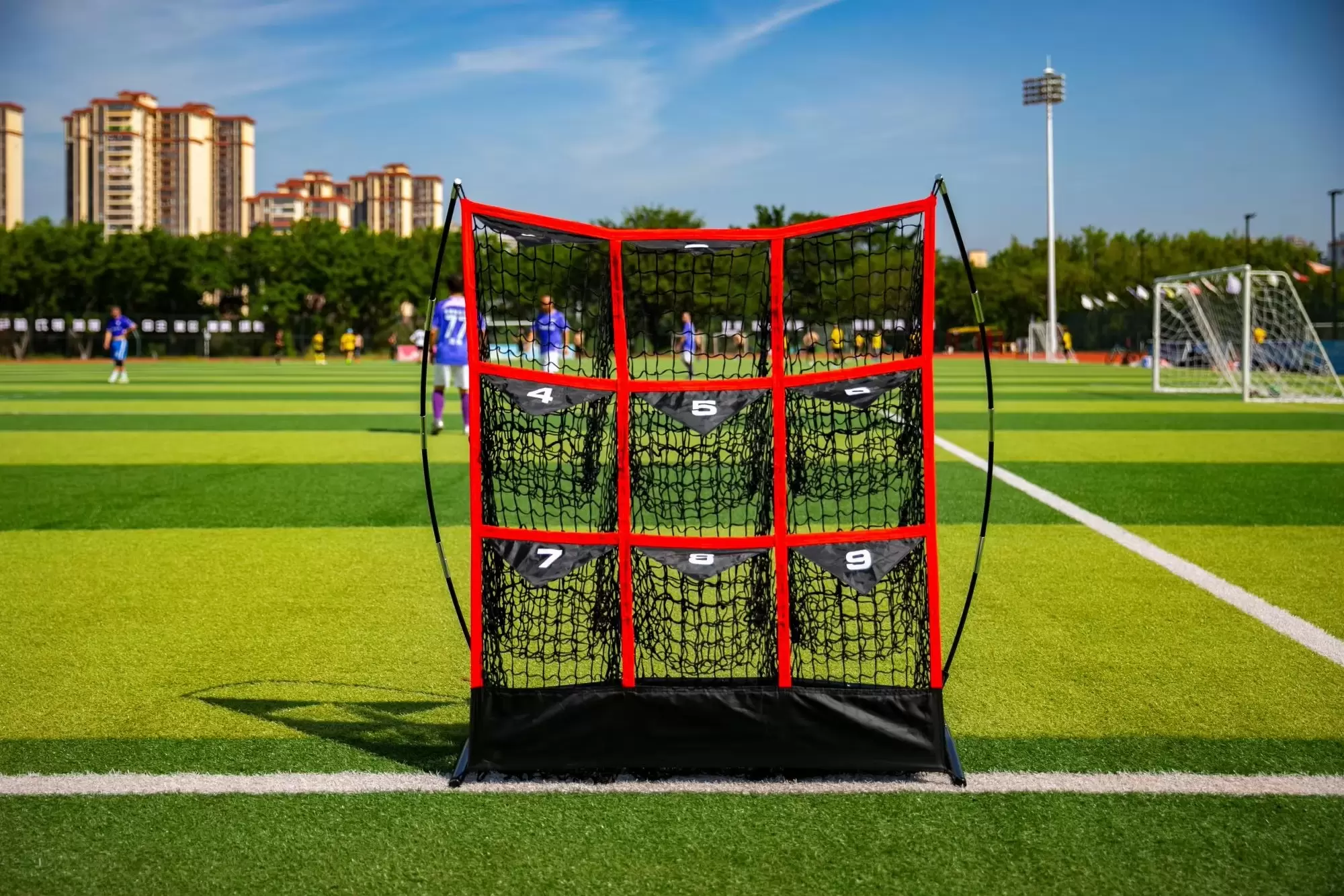 filet de pitching &agrave; 9 trous