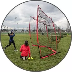 filet de protection pour le baseball et le softball