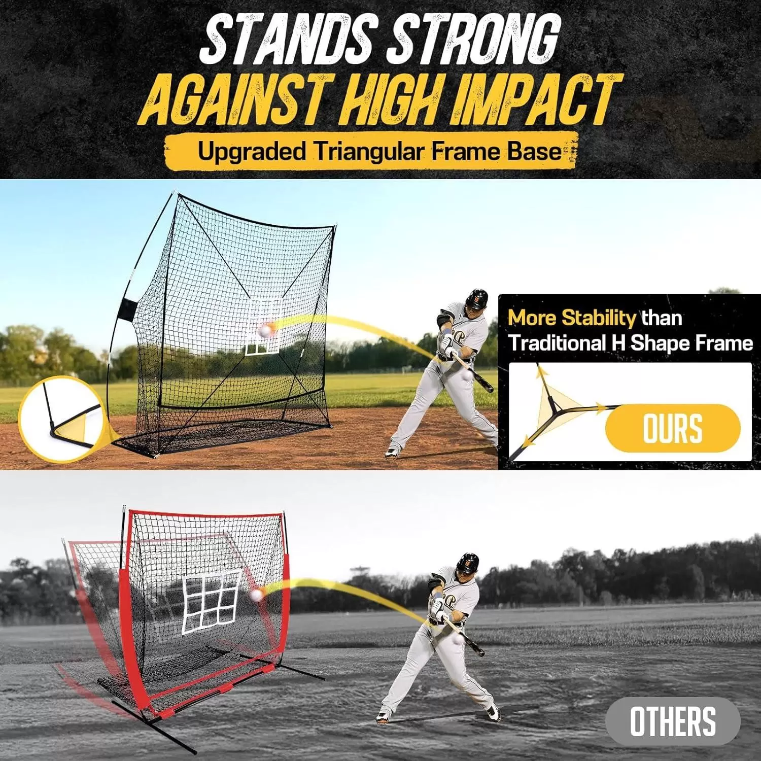 filet d'entra&icirc;nement de baseball