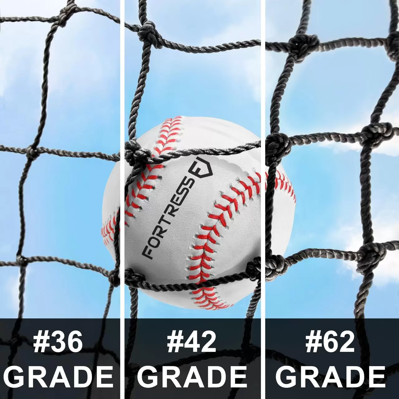 Filet de cage pour baseball et softball (filet seulement)