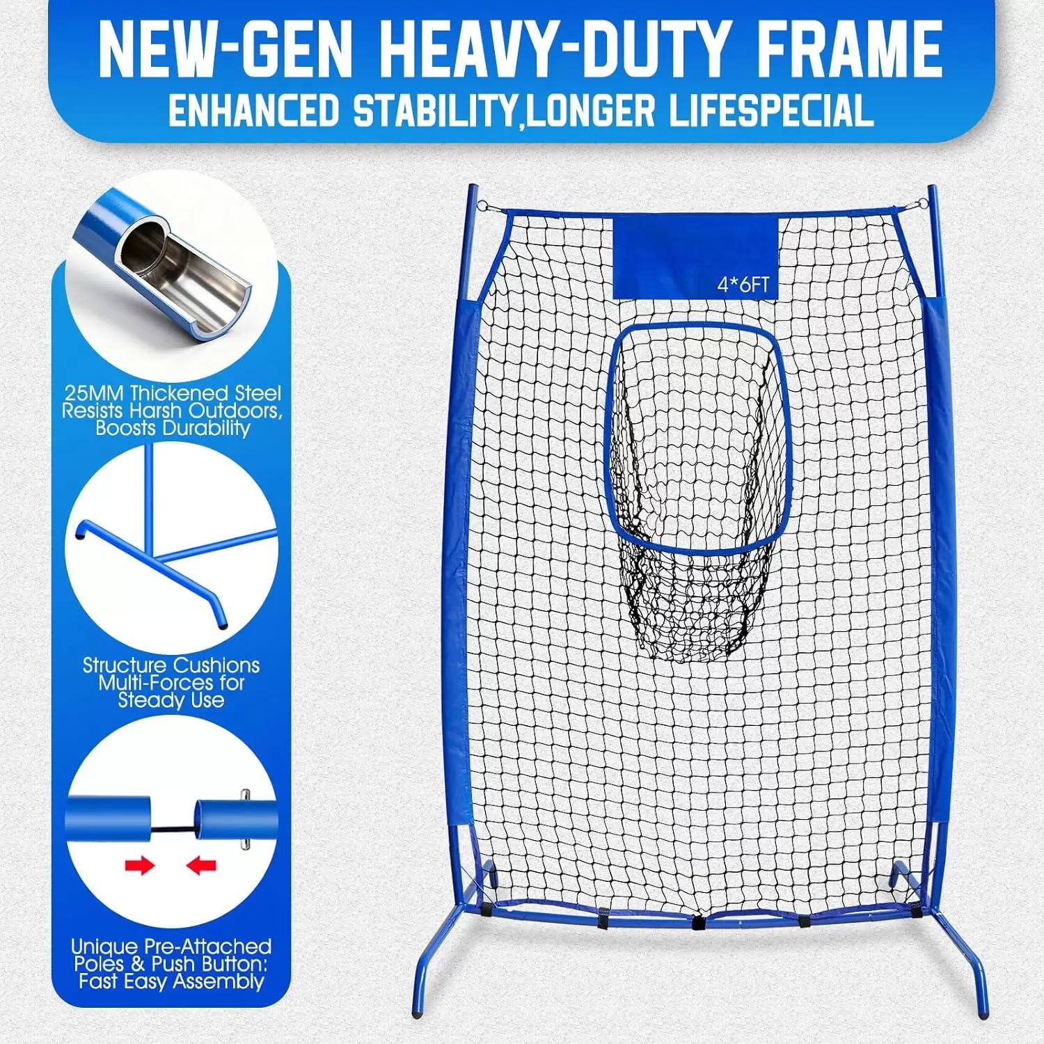 Filet d'entra&icirc;nement au lancer de rugby I