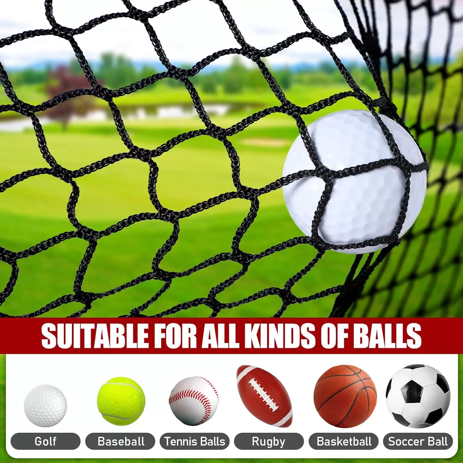 Filet d'enceinte et filet de barri&egrave;re plat