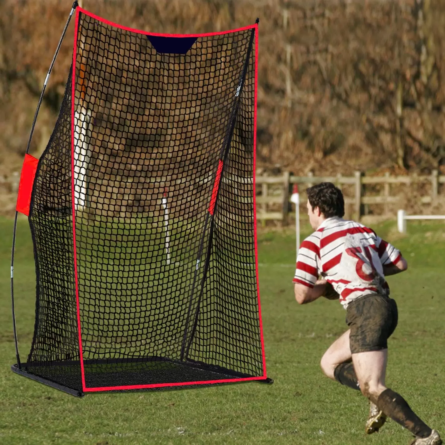 Filet d'entra&icirc;nement de rugby 4x7 pieds