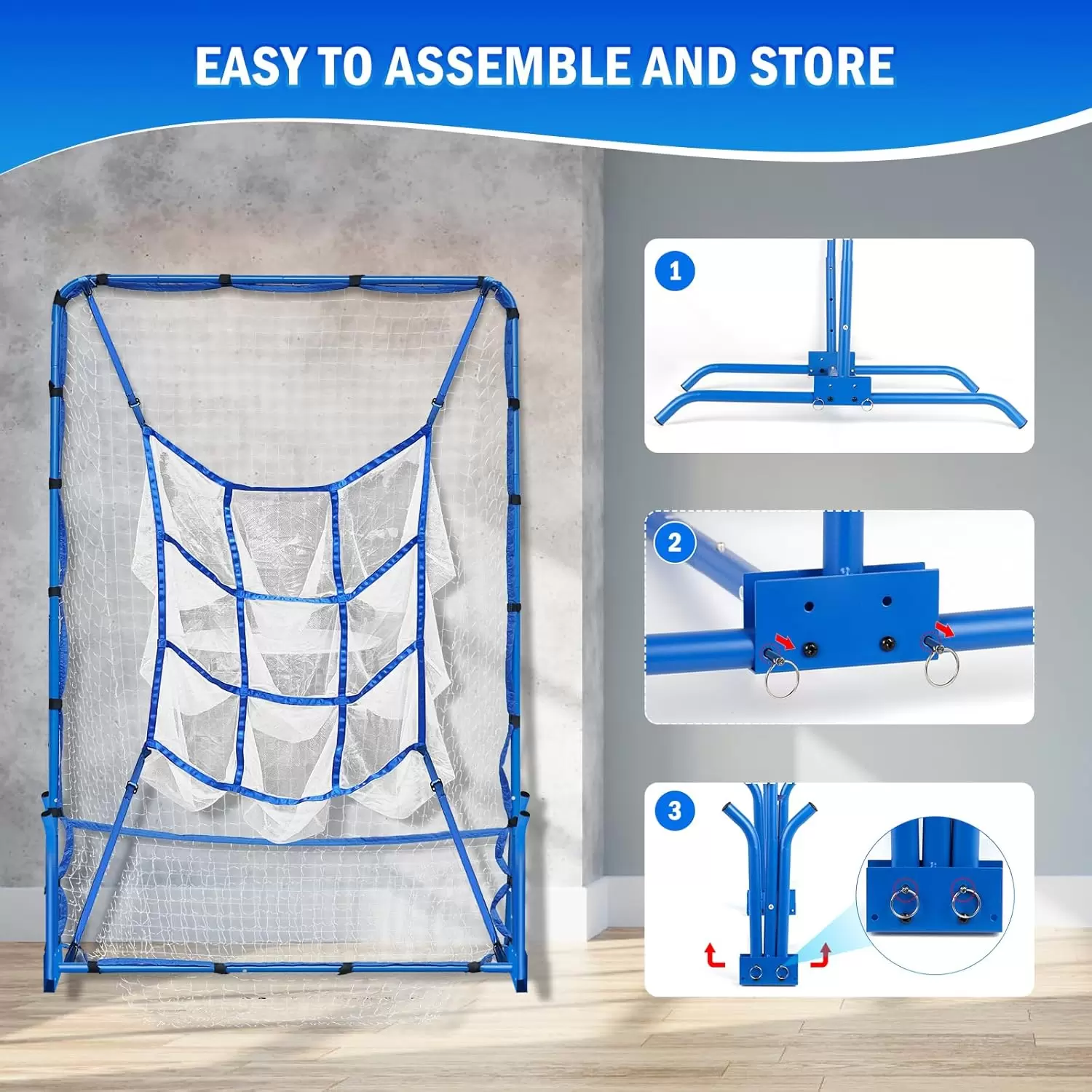 Optimisation de l'entra&icirc;nement au baseball avec un filet de lancer comprenant une zone de frappe et des exercices au filet