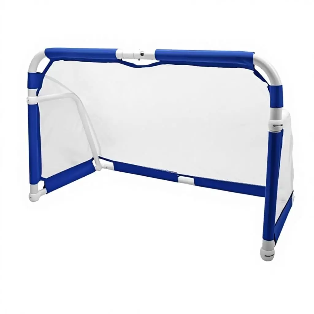 But de football pliable en tube d'aluminium