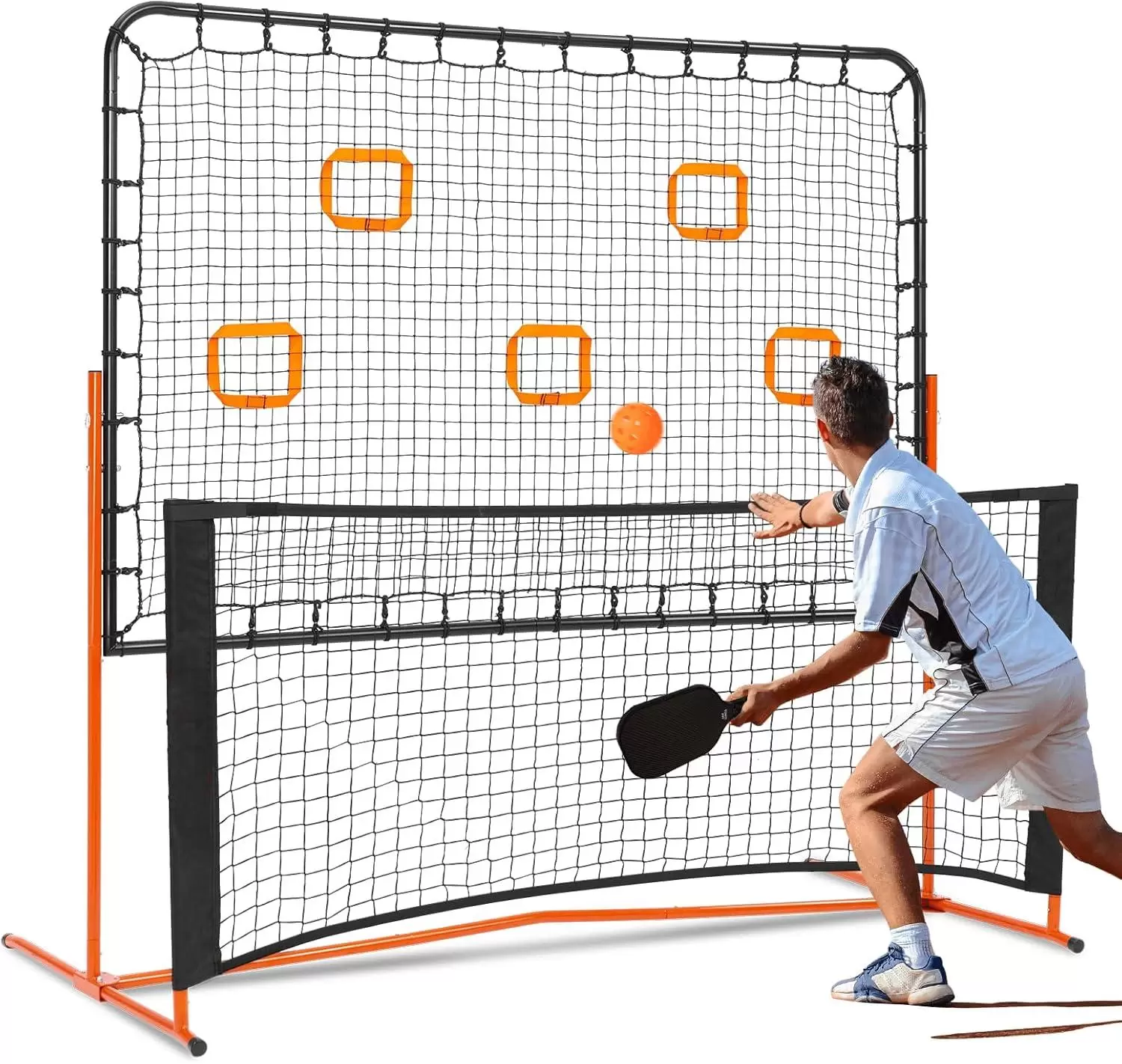Pickleball IV en tube d'acier 2-en-1 de 1,8 x 1,8 m