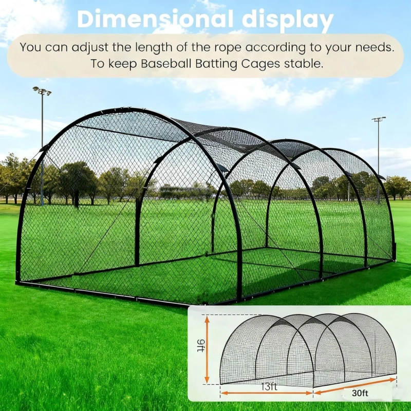 filet de cage de baseball et de softball